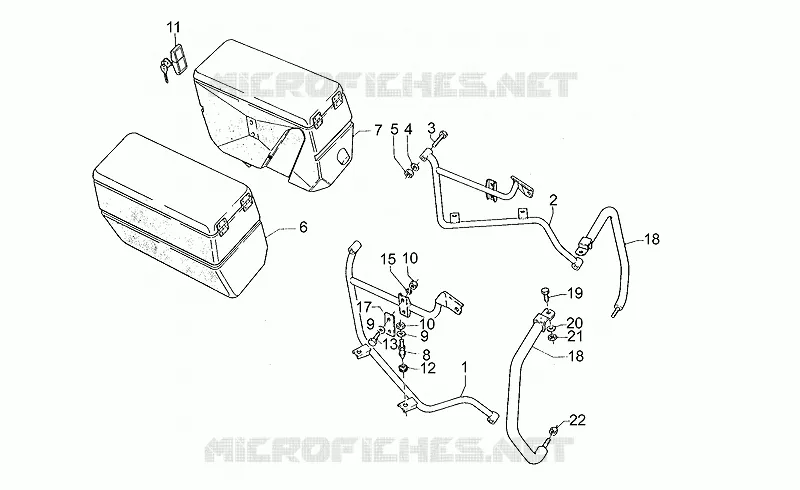 Saddlebags, pair