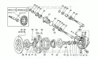 Rear bevel gear