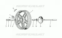 Rear wheel, alloy