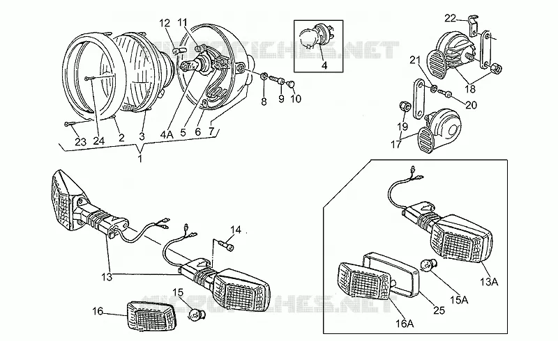 Headlight-Horn