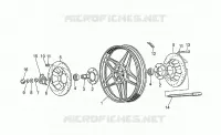 Front wheel, alloy