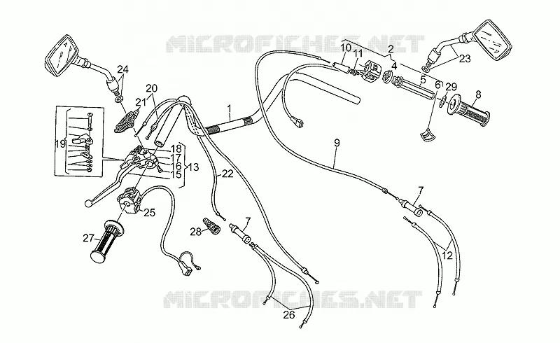 Domino-Cev handlebar contr.
