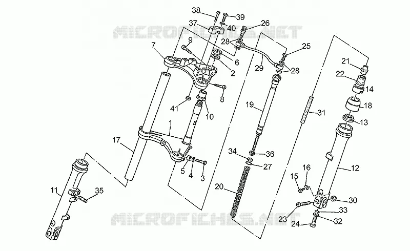 Front fork 38mm
