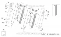 Showa front fork - Hubs, sleeves