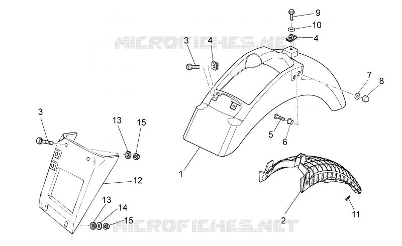 Rear body I- Mudguard