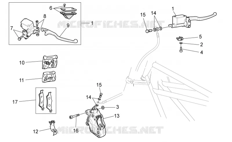 Front brake system