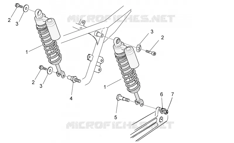 Rear shock absorber