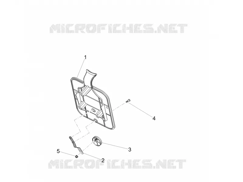 Rear body  II- Plate holder