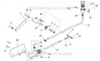 Rear master cylinder