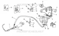 Rear brake caliper