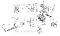 Rear brake caliper