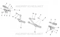 Rear footrests