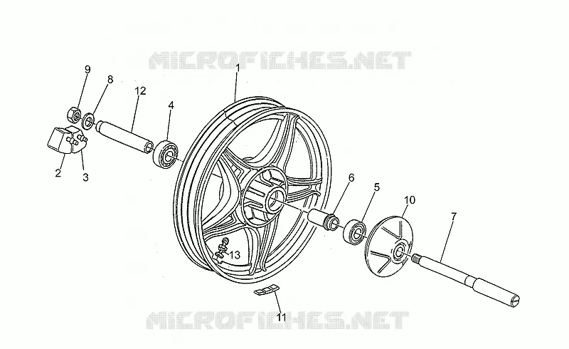 Rear wheel