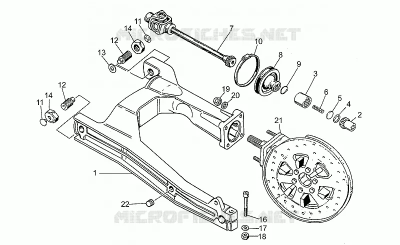 Swing arm