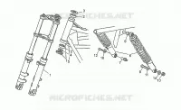 Front/rear shock absorber