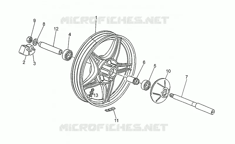 Rear wheel
