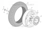 Rear wheel