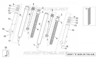 Showa front fork - Hubs, sleeves