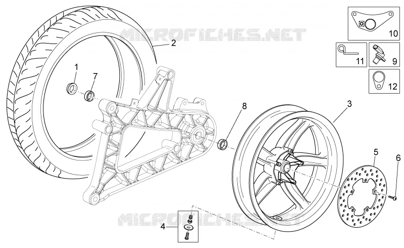 Rear wheel