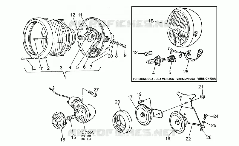 Headlight-Horn