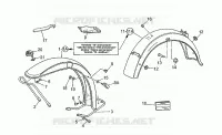 Front/Rear mudguard