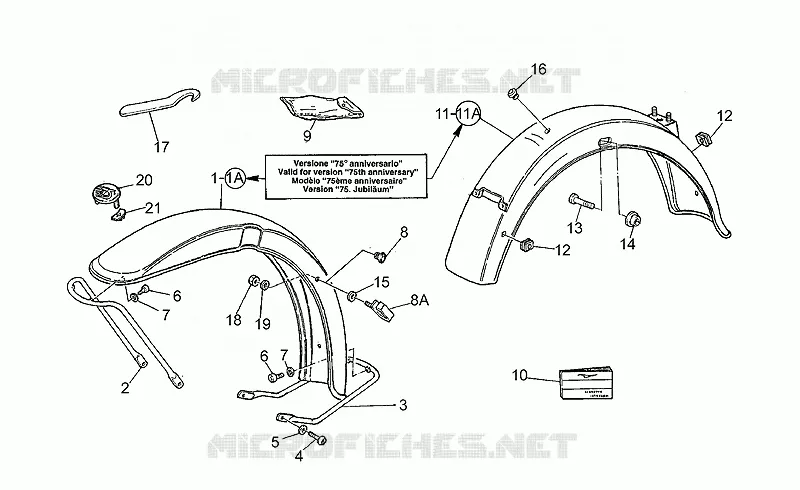 Front/Rear mudguard