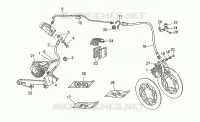 Front/rear brake system