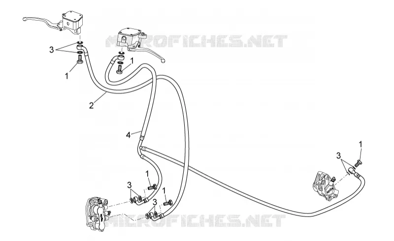 Front/rear brake system