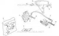 Rear brake caliper