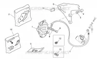 Rear brake caliper