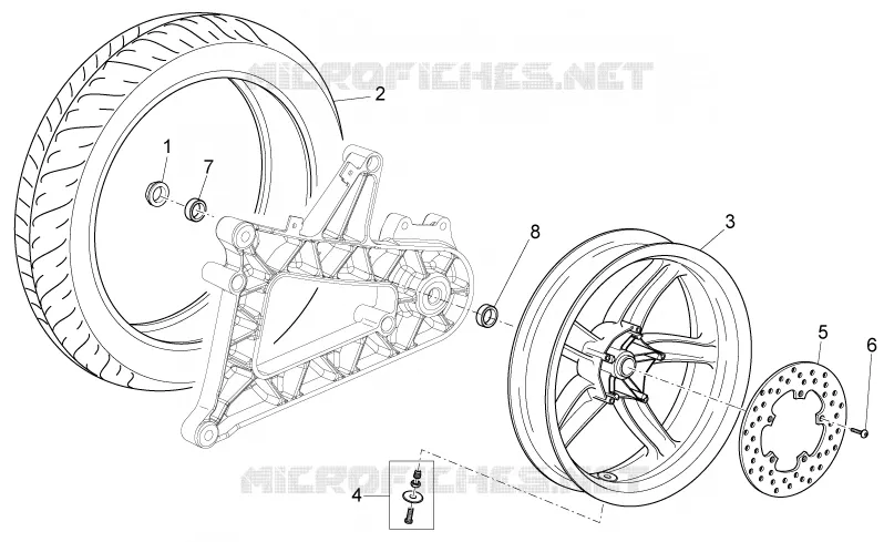 Rear wheel