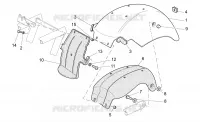 Rear mudguard