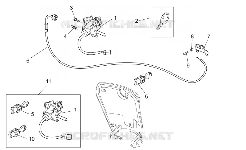 Lock hardware kit