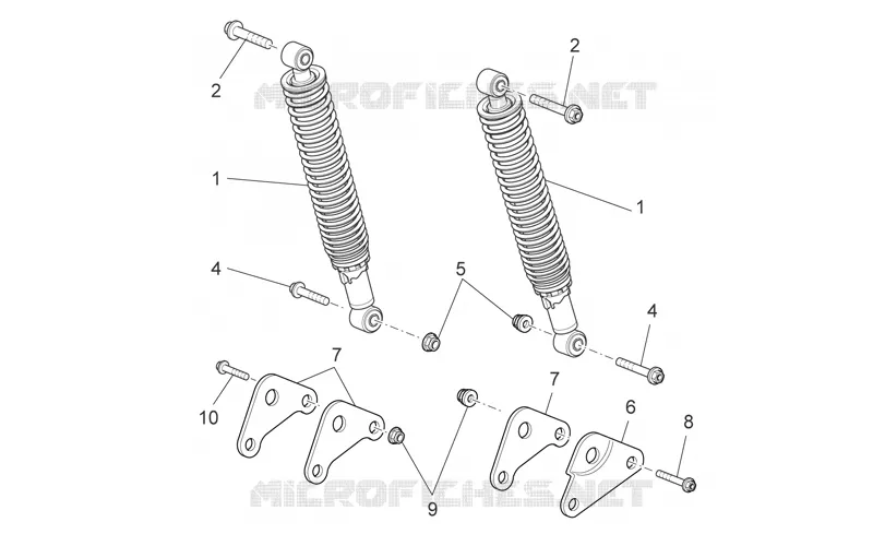 Rear shock absorber