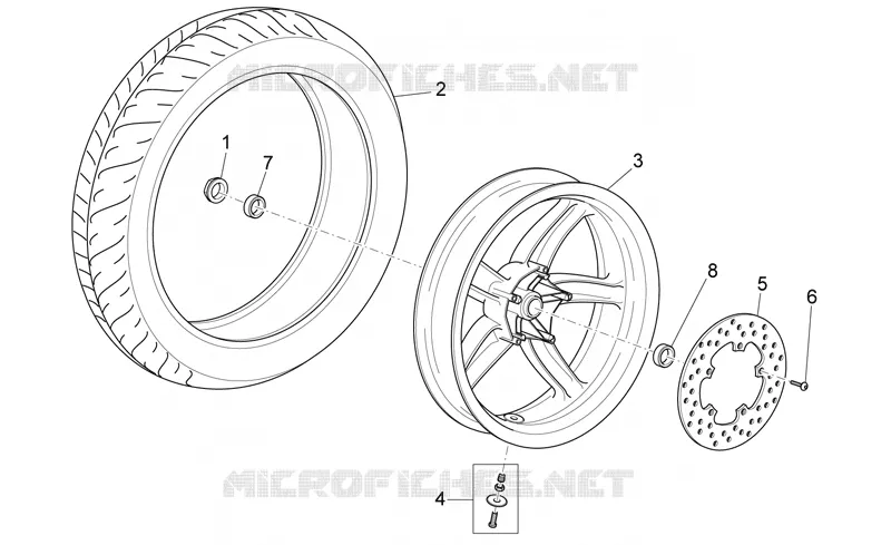 Rear wheel