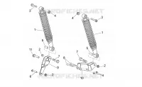 Rear shock absorber