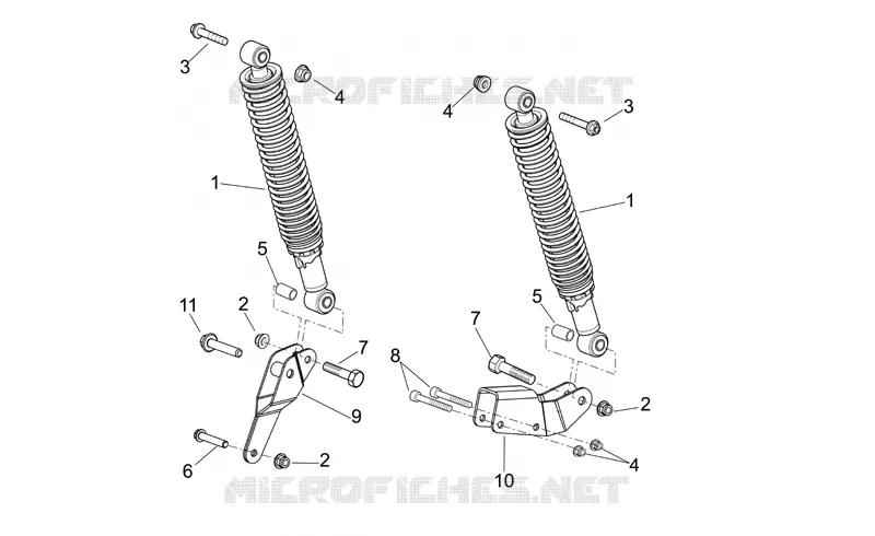 Rear shock absorber