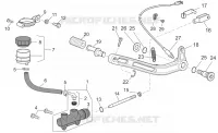 Rear master cylinder