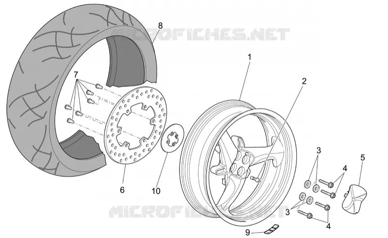 Rear wheel