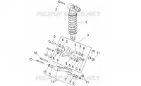 Connecting rod - rear shock abs.