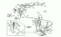 Rear brake system