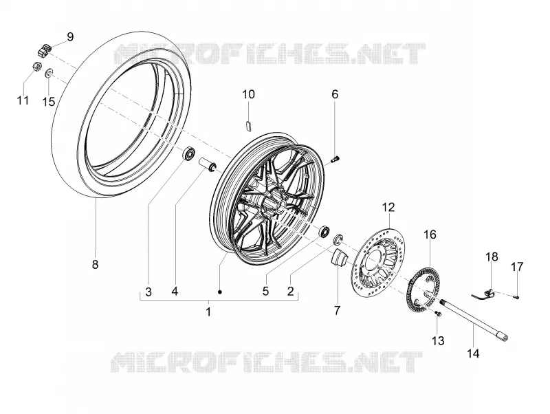 Rear wheel