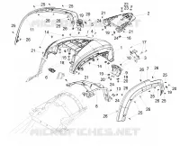 Rear mudguard