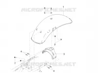 Rear mudguard