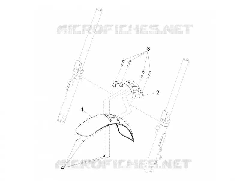 Front mudguard-Puntale