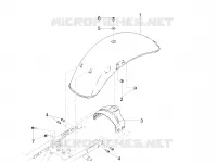 Rear mudguard