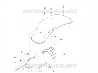 Rear mudguard