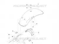 Rear mudguard