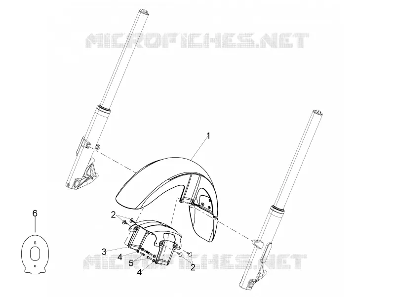 Front mudguard-Puntale