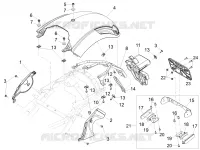 Rear mudguard